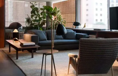 Apartamento itaim bibi - porteira fechada e projeto de marcio kogan
