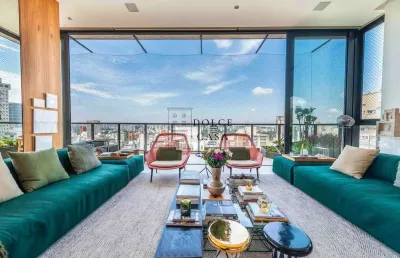 Cobertura no jardins - com piscina e vista panorâmica