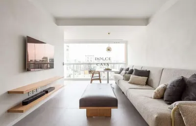 Apartamento no itaim bibi - 2 suítes semi mobiliado