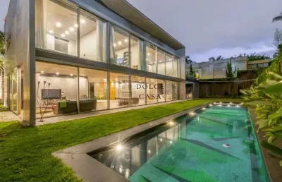 Casa no jardim europa - moderna com piscina, guarita, 4 suites e linda vista
