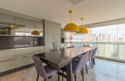 Apartamento mobiliado na vila nova conceição - 3 suites e varanda gourmet