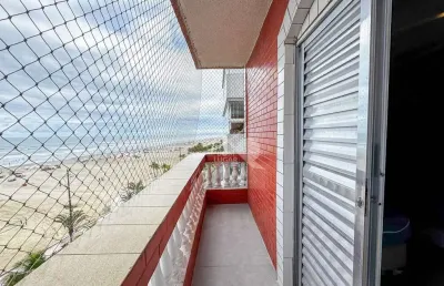 Apartamento com 2 quartos frente mar na aviação - praia grande