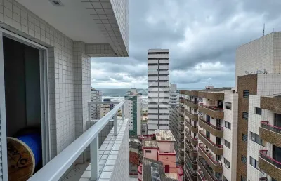 Apartamento com 2 quartos na tupi, praia grande - sp