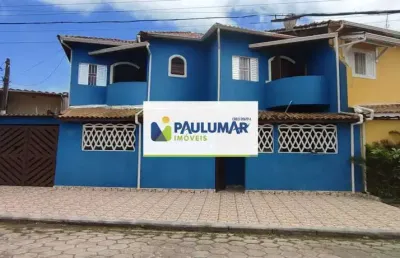 Sobrado com 3 dorms, balneário itaóca, mongaguá - r$ 300 mil, cod: 831968