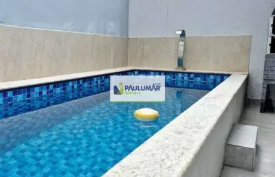 Casa com 2 dorms, balneário itaóca, mongaguá - r$ 410 mil, cod: 832217