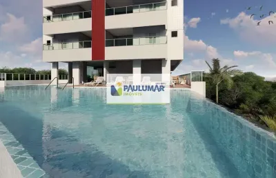 Apartamento com 2 quartos, caiçara, praia grande - r$ 395 mil, cod: 832558