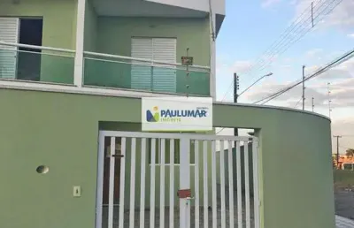 Sobrado de condomínio com 2 quartos, balneário santa eugênia, mongaguá - r$ 300 mil, cod: 828196