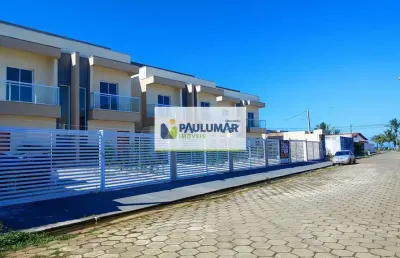 Sobrado de condomínio com 2 dorms, vila são paulo, itanhaém - r$ 739 mil, cod: 832552