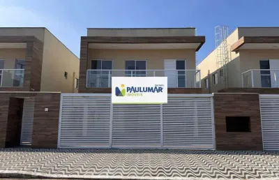 Sobrado de condomínio com 2 quartos, real, praia grande - r$ 285 mil, cod: 833061