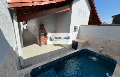Casa com 3 quartos, balneário plataforma, mongaguá - r$ 409 mil, cod: 833131