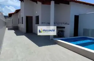 Casa com 3 quartos, bopiranga, itanhaém - r$ 475 mil, cod: 833236