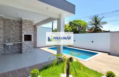 Casa com 3 quartos, bopiranga, itanhaém - r$ 750 mil, cod: 833280