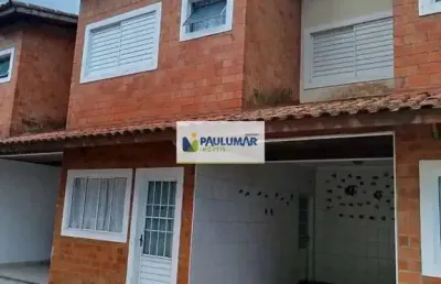 Sobrado de condomínio com 3 dorms, vila são paulo, mongaguá - r$ 280 mil, cod: 833001