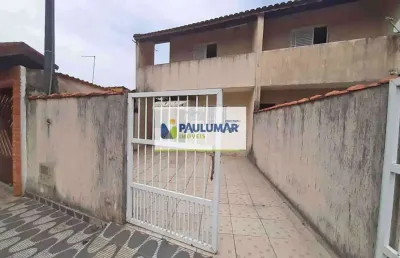Sobrado com 2 quartos, agenor de campos, mongaguá - r$ 260 mil, cod: 833411