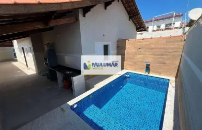 Casa com 2 quartos, balneário itaguai, mongaguá - r$ 409 mil, cod: 833462