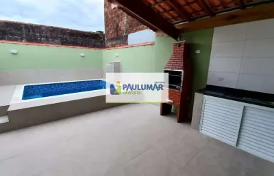 Casa com 2 quartos, balneário jussara, mongaguá - r$ 349 mil, cod: 833479