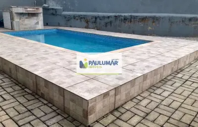 Sobrado de condomínio com 2 quartos, vila atlântica, mongaguá - r$ 320 mil, cod: 833589