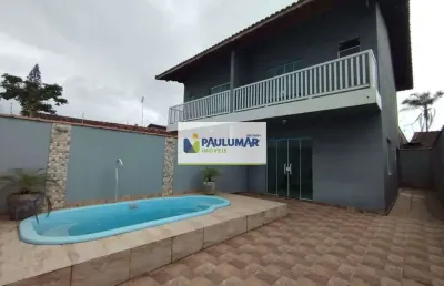 Sobrado com 2 quartos, agenor de campos, mongaguá - r$ 360 mil, cod: 833654
