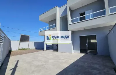 Sobrado com 3 quartos, cibratel ii, itanhaém - r$ 755 mil, cod: 833707