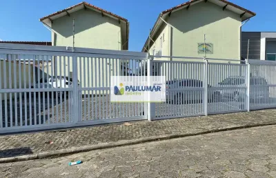 Sobrado de condomínio com 2 dorms, vila atlântica, mongaguá - r$ 315 mil, cod: 827581