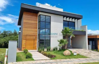 Sobrado com 4 dormitórios à venda, 445 m² por r$ 4.300.000,00 - condomínio prado dos álamos - gravataí/rs