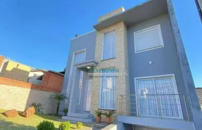 Sobrado com 3 dormitórios, 200 m² - venda por r$ 1.360.000 ou aluguel por r$ 7.700/mês - bela vista - gravataí/rs