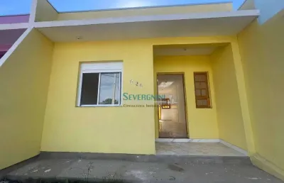 Casa com 2 dormitórios à venda, 48 m² por r$ 215.000,00 - nossa chácara - gravataí/rs