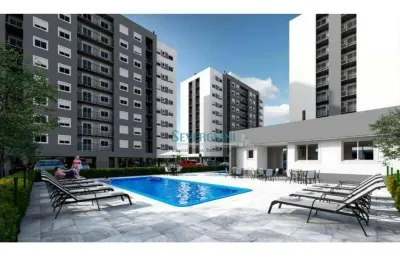Apartamento com 2 dormitórios à venda, 56 m² por r$ 320.000,00 - santa cruz - gravataí/rs