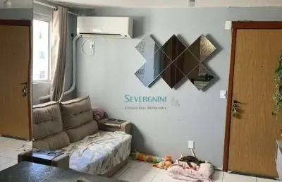 Apartamento com 2 dormitórios à venda, 42 m² por r$ 140.500,00 - santa fé - gravataí/rs