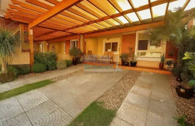 Casa com 3 dormitórios para alugar, 122 m² por r$ 3.500/mês - central park - cachoeirinha/rs