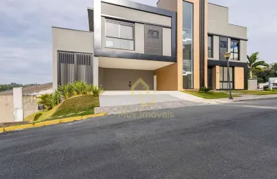Casa com 3 dormitórios à venda, 350 m² por r$ 2.890.000 - cascatinha - curitiba/pr