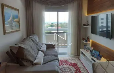 Apartamento com 2 dormitórios para alugar, 69 m² por r$ 4.905,00/mês - parque industrial - são josé dos campos/sp