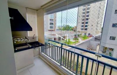 Apartamento com 2 dormitórios para alugar, 62 m² por r$ 5.580/mês - jardim aquarius - são josé dos campos/sp