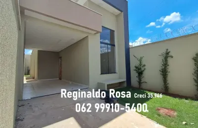 Casa 3 quartos sendo 1 suíte - setor ponta kayana - trindade/go