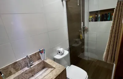 **casa espetacular com área de lazer e segurança completa em cidade vera cruz ii**