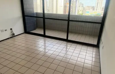 Apartamento para alugar, 120 m², com 3 quartos sendo 1 suíte com closet e varanda, situado em boa viagem