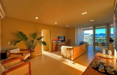 Apartamento com 3 dormitórios para alugar, 130 m² por r$ 7.650,00/mês - jardim aruan - caraguatatuba/sp