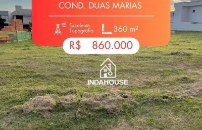 Terreno à venda, 360 m² por r$ 860.000,00 - residencial duas marias - indaiatuba/sp