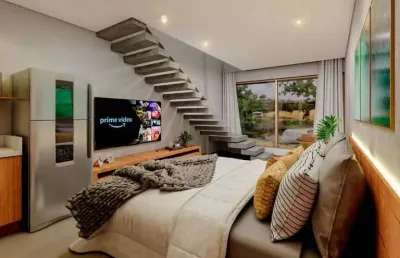 Flat/loft/estúdio com 1 quarto - são miguel dos milagres