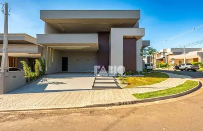 Casa em condomínio fechado com 3 quartos à venda na Avenida Chosso Okanobo, 750, Quinta do Lago Residence, São José do Rio Preto