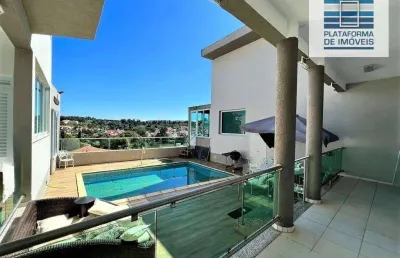 Casa com 4 dormitórios à venda, 369 m² por r$ 1.500.000,00 - condomínio residencial euroville - bragança paulista/sp