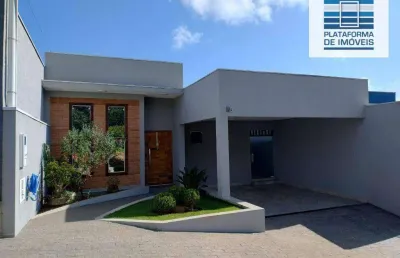 Casa com 3 dormitórios à venda, 172 m² por r$ 950.000,00 - condomínio portal da serra - bragança paulista/sp