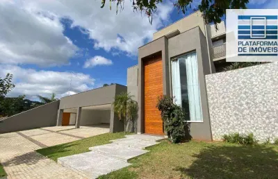 Casa com 4 dormitórios à venda, 535 m² por r$ 5.850.000,00 - condomínio portal de bragança horizonte - bragança paulista/sp