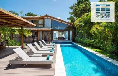Casa com 6 dormitórios à venda, 520 m² por r$ 11.000.000,00 - condomínio altos de trancoso - trancoso/ba