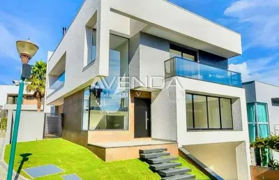 Casa em condomínio fechado com 4 quartos à venda na rua marechal anor teixeira dos santos, 850, boa vista, curitiba, 350 m2 por r$ 2.300.000
