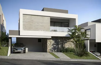 Casa em condomínio fechado com 3 quartos à venda na rua nicolau josé gravina, cascatinha, curitiba, 310 m2 por r$ 3.414.950