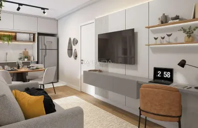 Apartamento com 2 quartos à venda na rua romeu pires, 570, jardim amélia, pinhais, 44 m2 por r$ 305.898