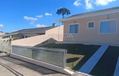 Casa em condomínio fechado com 3 quartos à venda na rua da nogueira, 54, parque do embu, colombo, 50 m2 por r$ 280.000