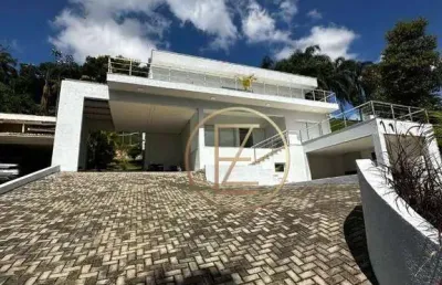 Sobrado com 5 dormitórios, 300 m² - venda por r$ 3.200.000,00 ou aluguel por r$ 15.000,00/mês - guaxinduva - atibaia/sp