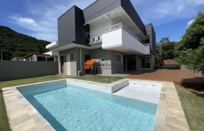 Casa para venda em florianópolis, cachoeira do bom jesus, 4 dormitórios, 1 suíte, 4 banheiros, 2 vagas